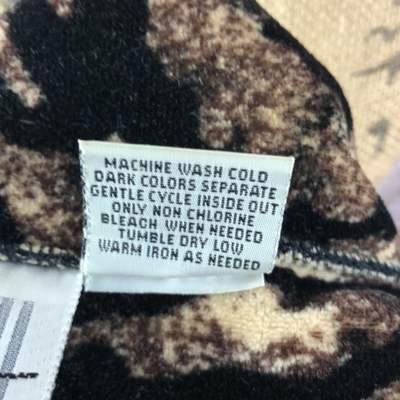 JASON MAXWELL Black Velour Fleece Women Size M - Picture 7 of 11